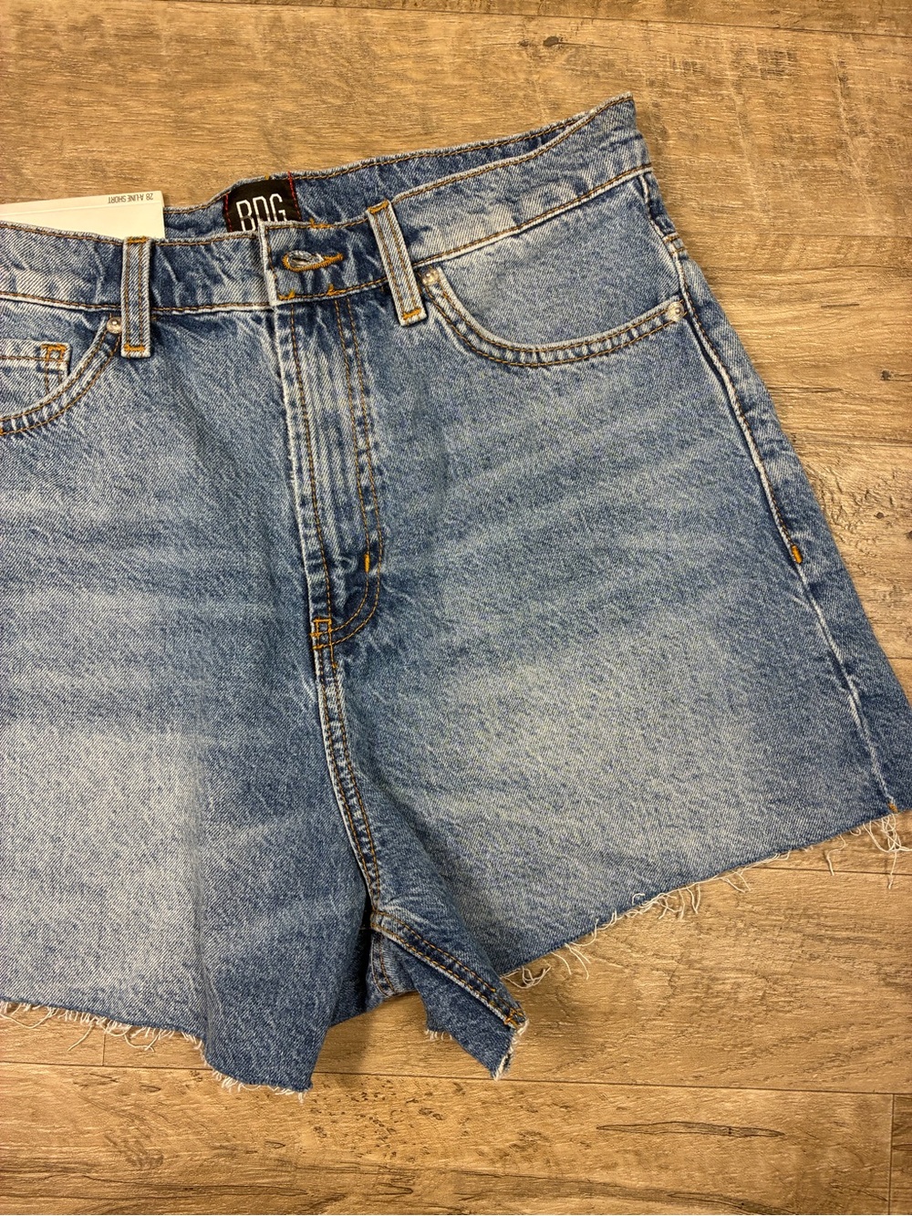 NWTs BDG High Waisted Demin A Line Shorts - Picture 5 of 11